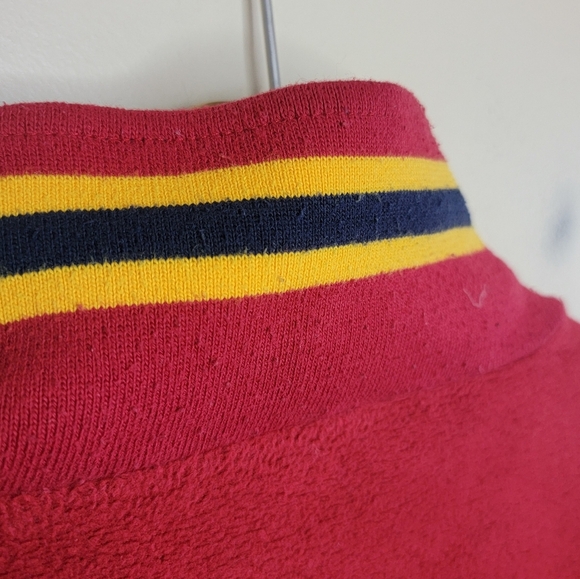 Vintage Ferruche | Reversible Red Fleece /Navy Nylon Full Zip Jacket Size XL - Picture 11 of 12